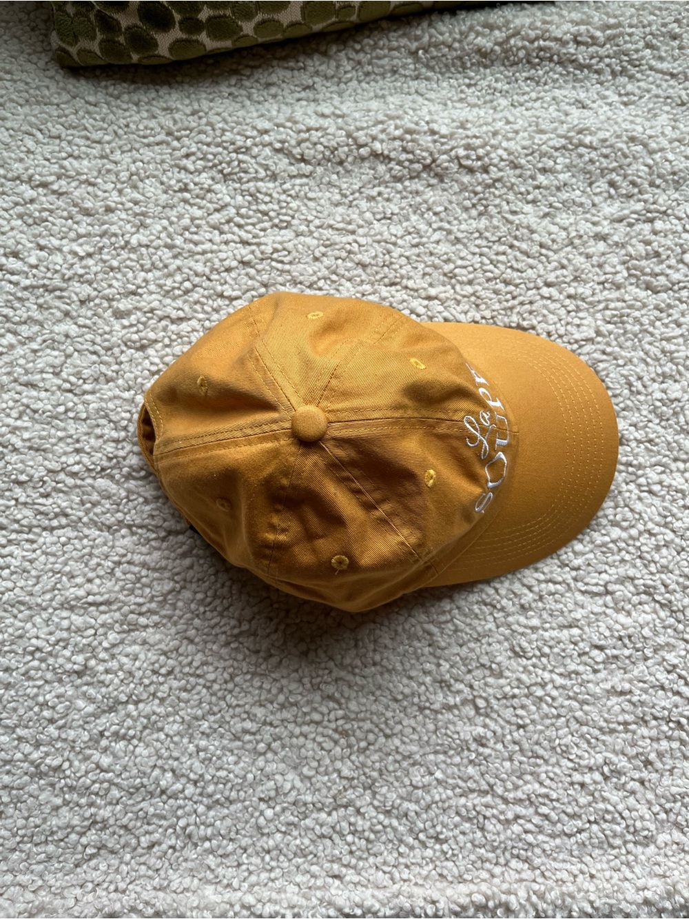 La Soupe Mustard Yellow Adjustable Baseball Cap
